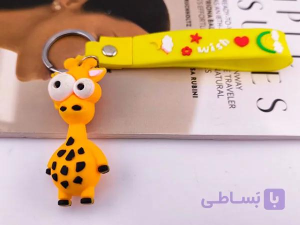 جا کلیدی زرافه سیلیکونی زیپ‌ دار کد 11172 — تصویر 1