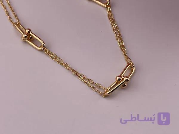 گردنبند تیفانی استیل با زنجیر ظریف — تصویر 1