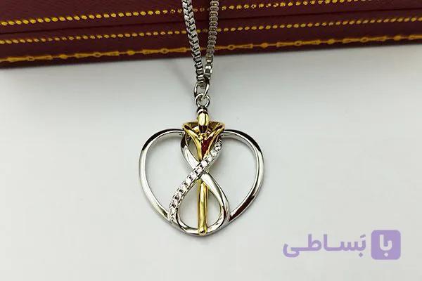 گردنبند زنانه آغوش عشق — تصویر 1