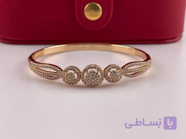 دستبند ژوپینگ نگین مخراج — تصویر 1