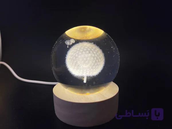 گوی آرزوها قاصدک شیشه ای کوچک — تصویر 1