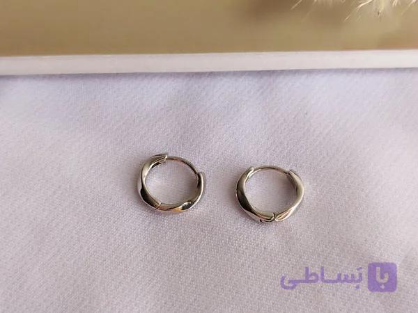 گوشواره ظریف ژوپینگ طرح دایره ای — تصویر 1