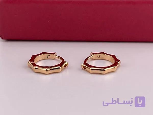 گوشواره طرح استخوانی ژوپینگ — تصویر 1