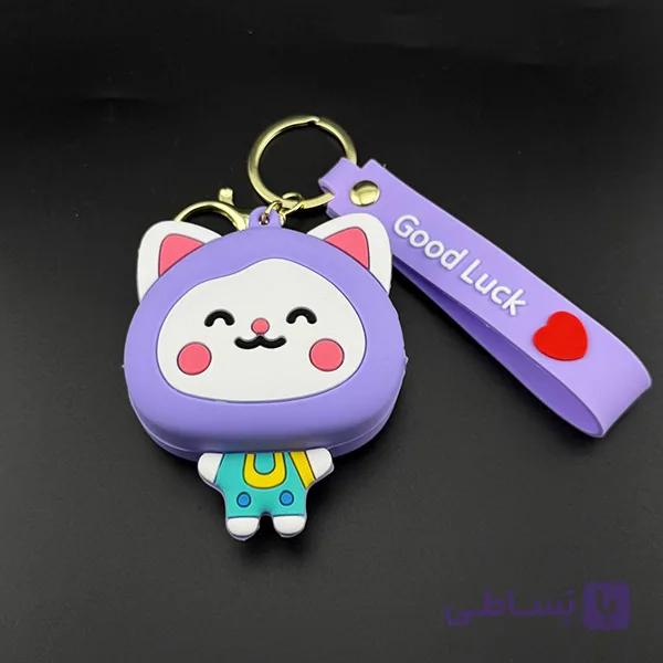 کیف هندزفری طرح عروسک بنفش مدل «Lucky Doll» — تصویر 1