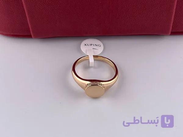 انگشتر مینیمال ژوپینگ دورنگین — تصویر 1