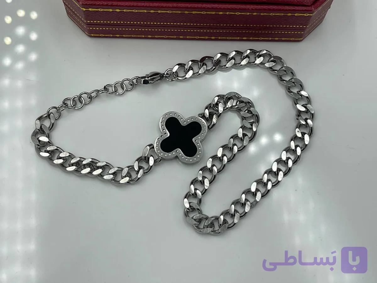 دستبند ونکلیف دودور نقره ای — تصویر 1