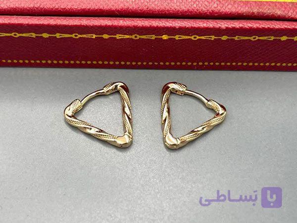 گوشواره طرح مثلث ژوپینگ — تصویر 1