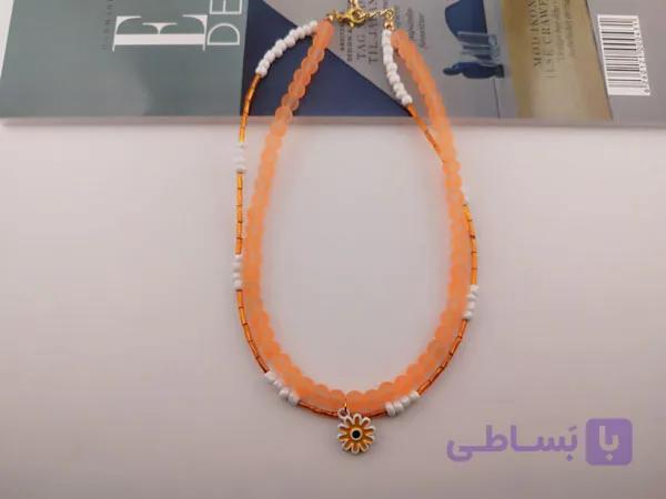 گردنبند دولاین تابستانی رنگی — تصویر 1