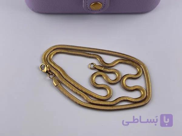 خرید گردنبند ماری طلایی مردانه — تصویر 1