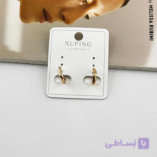 گوشواره حلقه ای طلایی دفرمه