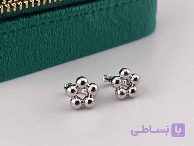 گوشواره طرح گل پنج پر — تصویر 1