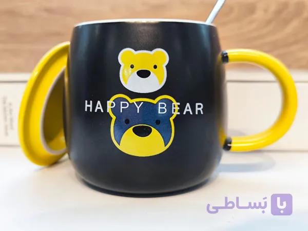 ماگ سرامیکی خرس مشکی — تصویر 1