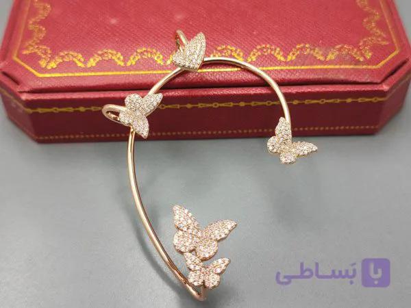 گوشواره کراس نگینی