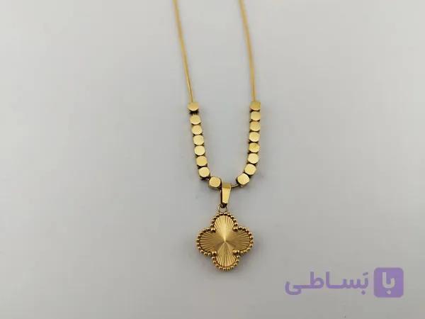گردنبند ونکلیف طلایی خاص — تصویر 1