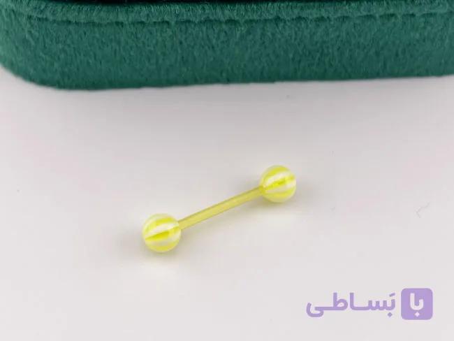 پیرسینگ لپ زبان و نیپل پلاستیکی