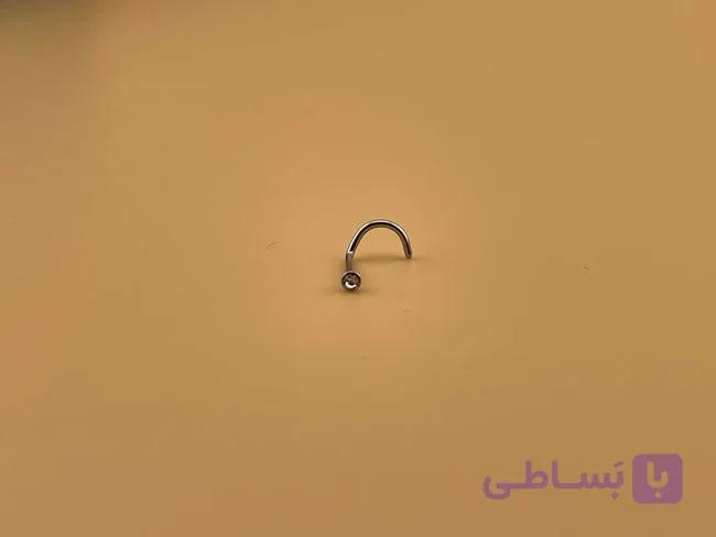 پیرسینگ بینی پایه HC نگین هفت رنگ