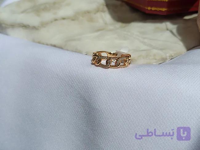 انگشتر کارتیر ژوپینگ نگین کاری