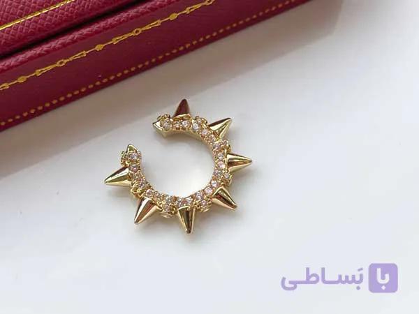 گوشواره ایرکاف نیزه و نگین — تصویر 1