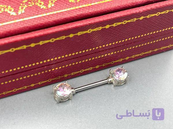 پیرسینگ سینه هفت رنگ خاص
