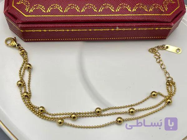 دستبند زنانه توپی — تصویر 1