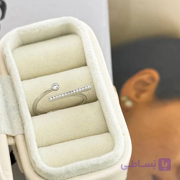 انگشتر ژوپینگ نقطه و خط — تصویر 1