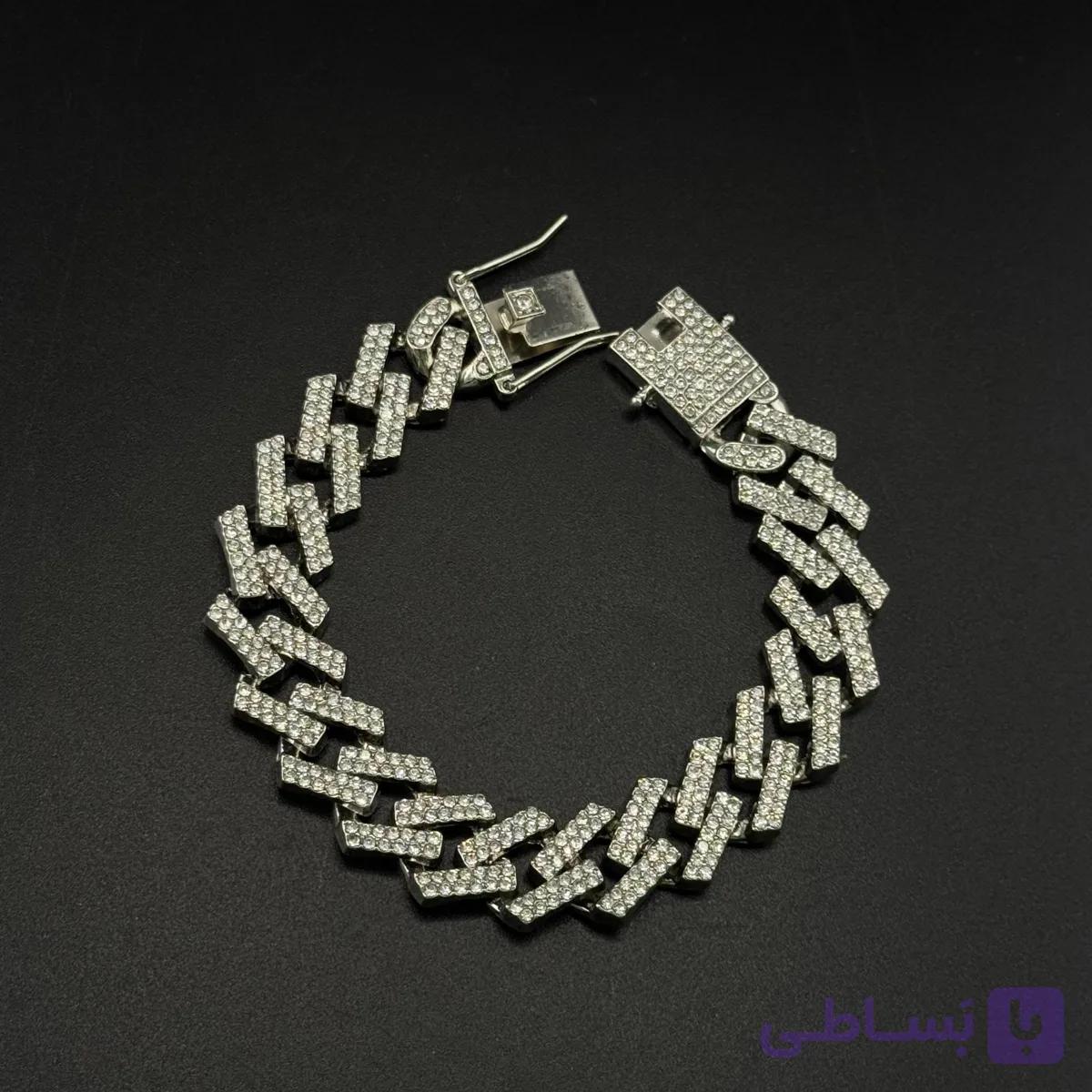 دستبند زنجیر کوبان میامی سنگ‌پراگ (Prong) — تصویر 1