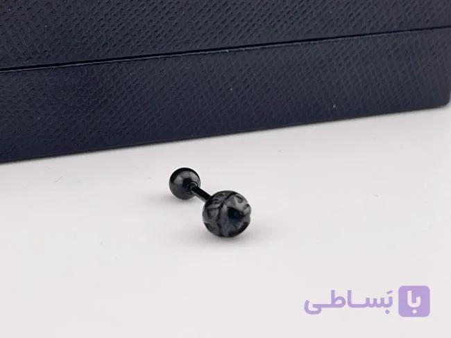 پیرسینگ گوش مشکی گوی خاص — تصویر 1