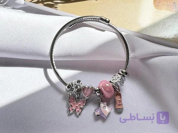 دستبند جدید دخترانه پاندورا استیل — تصویر 1