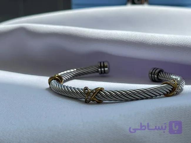دستبند فرد دو رنگ — تصویر 1