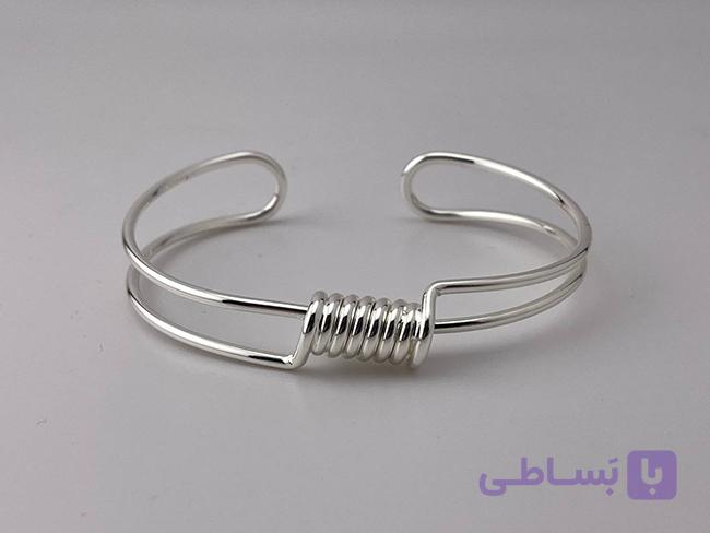 دستبند مینیمال طرح فنر 2 — تصویر 1
