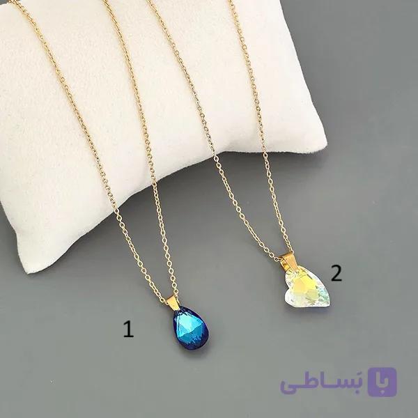 گردنبندهای دخترانه کریستالی
