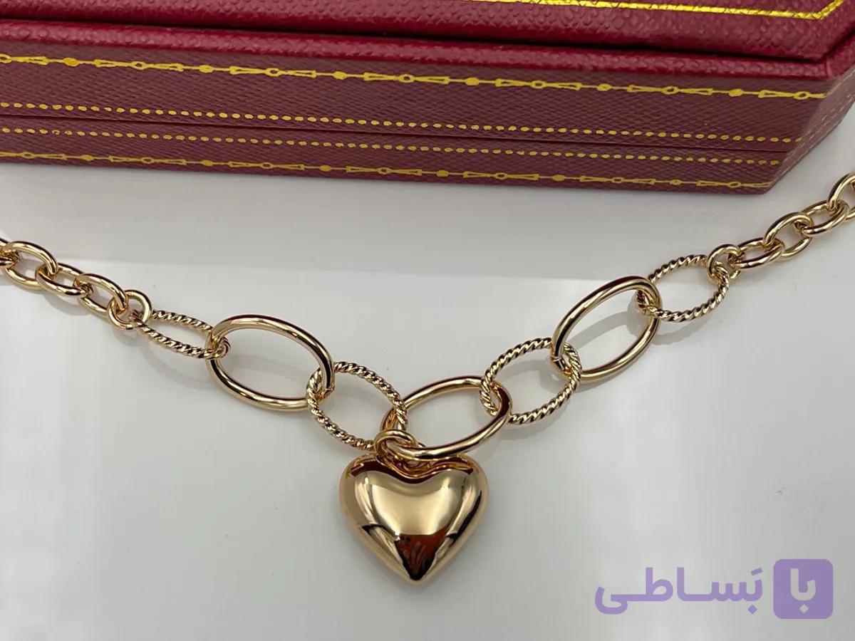 دستبند آویز قلب ژوپینگ — تصویر 1
