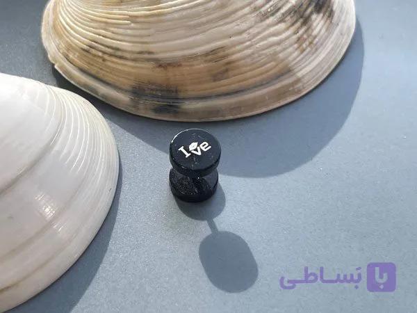 پیرسینگ گوش مشکی Love
