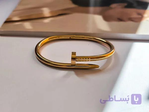 دستبند کارتیر میخی رنگ ثابت — تصویر 1