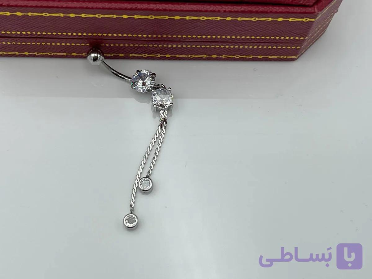 پیرسینگ ناف آویز بلند خاص — تصویر 1