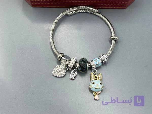 دستبند پاندورا مدل خرگوش آبی — تصویر 1