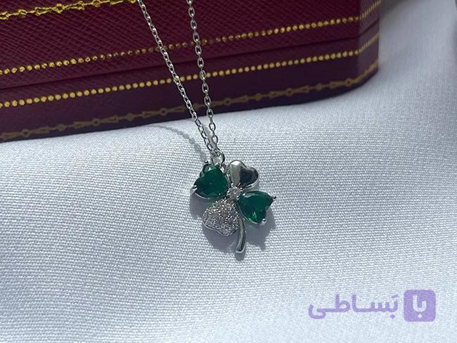 گردنبند گل چهار پر — تصویر 1