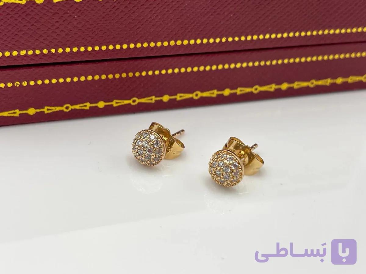 گل گوش ژوپینگ نگین کاری