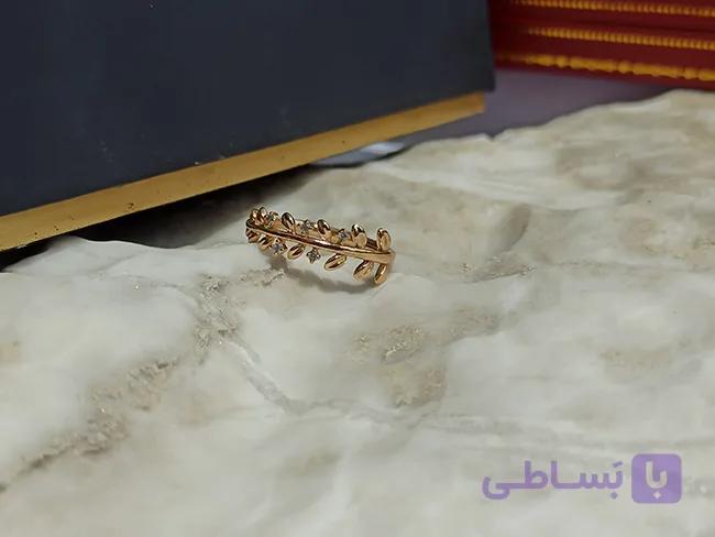 انگشتر گلبرگ ساده