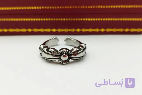 انگشتر طرح گل — تصویر 1