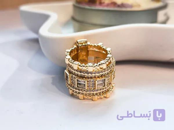 انگشتر پورتوفینو نگین دار خاص — تصویر 1