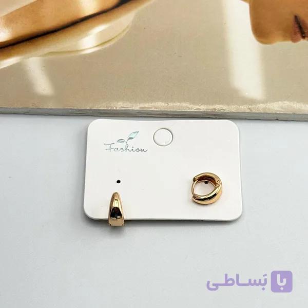 گوشواره طلایی حلقه‌ای ظریف ژوپینگ — تصویر 1