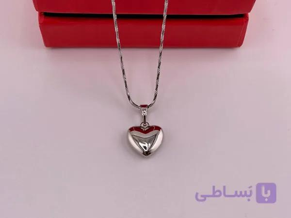 گردنبند ژوپینگ طرح قلب ظریف — تصویر 1