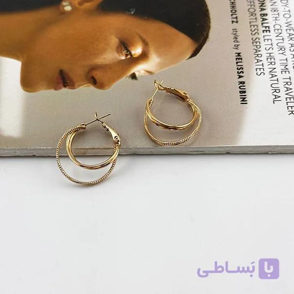 گوشواره حلقه‌ای دولاین ژوپینگ