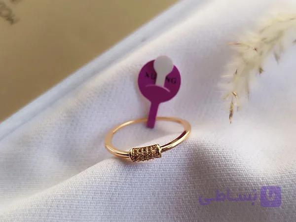 رینگ دخترانه ژوپینگ شیک و ساده — تصویر 1