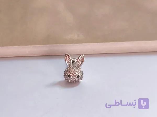 پیرسینگ گوش خرگوشی فول نگین — تصویر 1