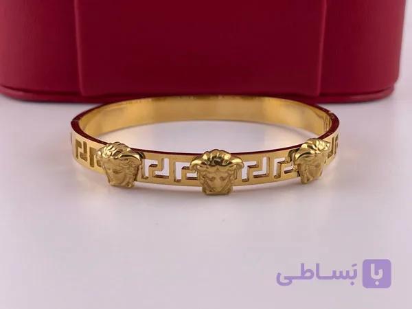 دستبند ورساچه طلایی — تصویر 1
