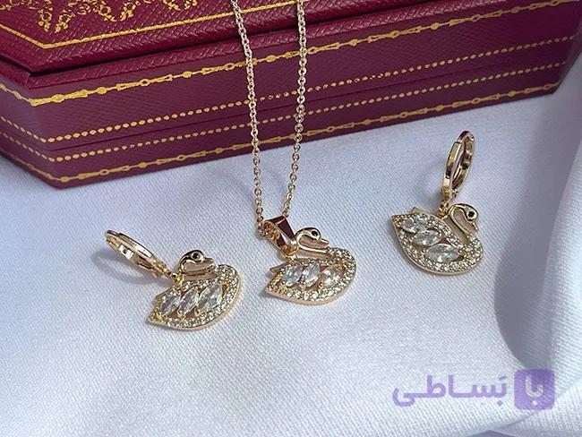 نیم ست طرح قو استیل — تصویر 1
