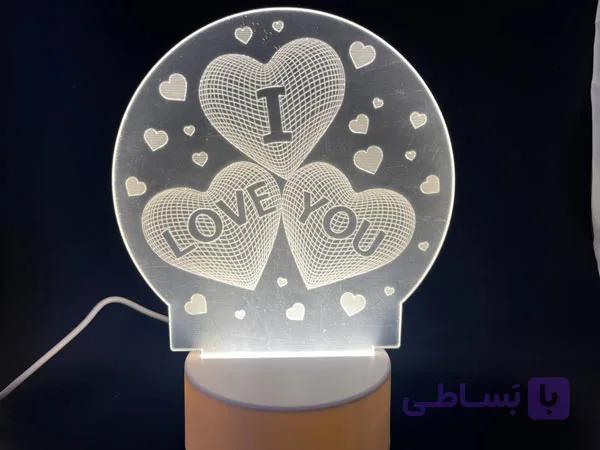 چراغ خواب I LOVE YOU عاشقانه — تصویر 1