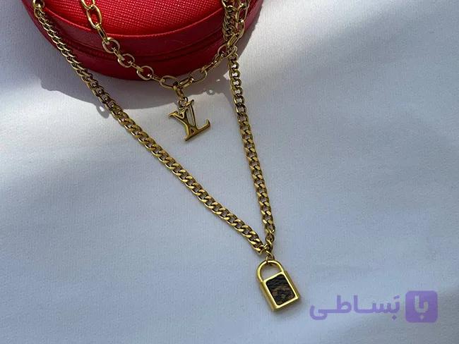 گردنبند طرح لویی ویتون شیک — تصویر 1